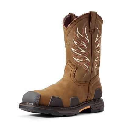 Ariat OverDrive Kahverengi Iş Ayakkabıları Erkek (42087-578)